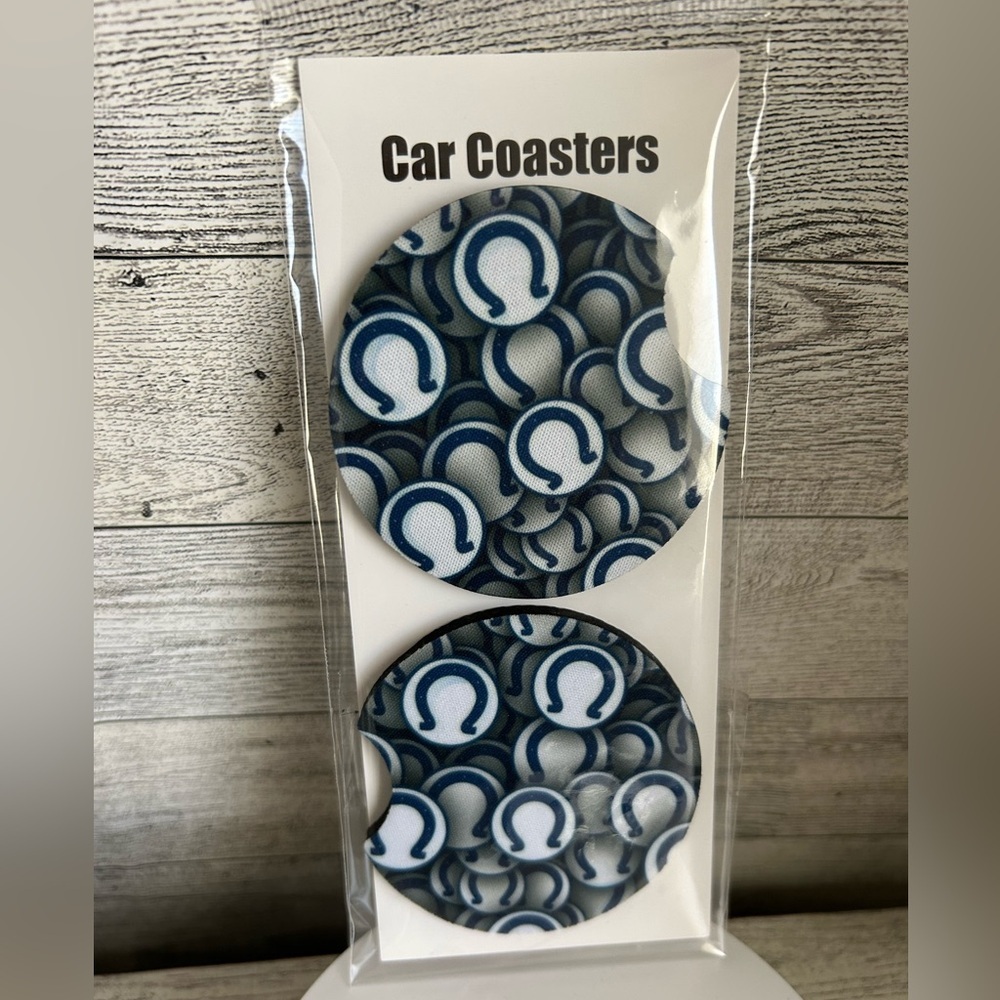 2 redskins Car Coasters